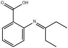 Benzoic acid, 2-[(1-ethylpropylidene)amino]- (9CI) 结构式