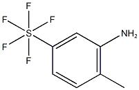 2-甲基-5-(五氟-Λ6-硫烷基)苯胺 结构式