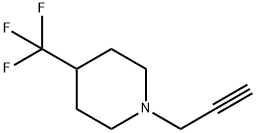 1-(2-propynyl)-4-(trifluoromethyl)piperidine 结构式