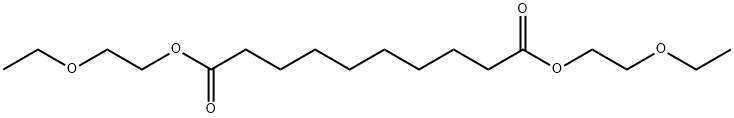 双(2-乙氧基乙基)癸二酸酯 结构式