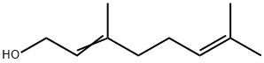 3,7-二甲基-2,6-辛二烯-1-醇 结构式