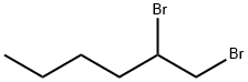 1,2-二溴己烷 结构式