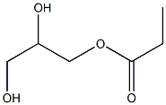 1,2,3-Propanetriol 1-propanoate 结构式