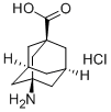 3-氨基-1-金刚烷甲酸盐酸盐 结构式