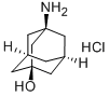 3-氨基-1-金刚烷醇盐酸盐 结构式