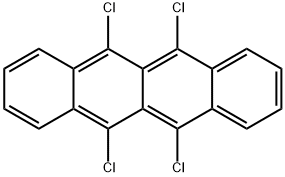 5,6,11,12-Tetrachlorotetracene 结构式