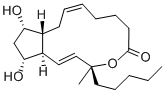 (5Z,13E,15S)-9α,11α,15-Trihydroxy-15-methylprosta-5,13-dien-1-oic acid 1,15-lactone 结构式