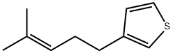 3-(4-Methyl-3-pentenyl)thiophene 结构式