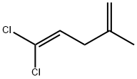 1,1-Dichloro-4-methylpentadiene-1,4 结构式