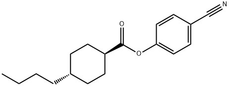 (4-cyanophenyl) 4-butylcyclohexane-1-carboxylate 结构式