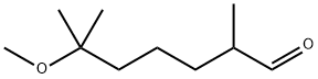 6-甲氧基-2,6-二甲基庚醛 结构式