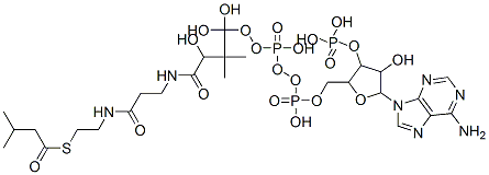 异戊酰辅酶 A 锂盐 水合物 结构式