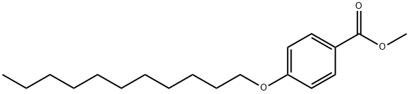 METHYL 4-N-UNDECYLOXYBENZOATE 结构式