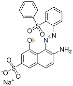 酸性红 E-BO 结构式