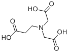 N,N-二(羧甲基)-β-氨基丙酸 结构式