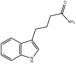 4-(1H-indol-3-yl)butanamide 结构式