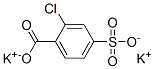 potassium 2-chloro-4-sulphobenzoate 结构式