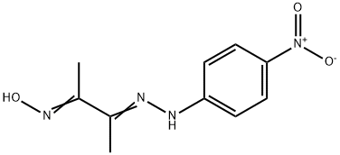 3-[(p-nitrophenyl)hydrazono]butan-2-one oxime  结构式