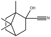 2-Hydroxy-1,7,7-trimethylbicyclo[2.2.1]heptane-2-carbonitrile 结构式