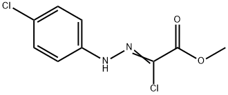 METHYLCHLORO[(4-CHLOROPHENYL)HYDRAZONO] ACETATE 结构式