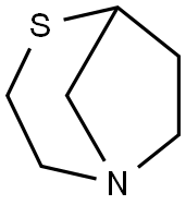 4-Thia-1-azabicyclo[3.2.1]octane(9CI) 结构式