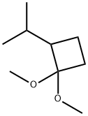 Cyclobutane, 1,1-dimethoxy-2-(1-methylethyl)- (9CI) 结构式