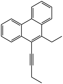 9-BUT-1-YNYL-10-ETHYLPHENANTHRENE 结构式