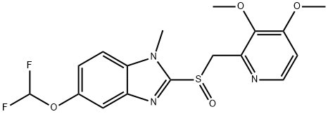 泮托拉唑相关物质D和F混合物 结构式