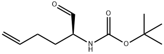 Carbamic acid, [(1S)-1-formyl-4-pentenyl]-, 1,1-dimethylethyl ester (9CI) 结构式