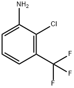 3-氨基-2-氯三氟甲苯 结构式