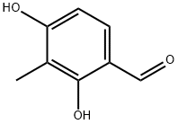 2,4-二羟基-3-甲基苯甲醛 结构式