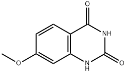 7-甲氧基-2,4(1H,3H)-喹唑啉二酮 结构式