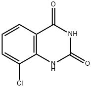 8-氯喹唑啉-2,4(1H,3H)-二酮 结构式