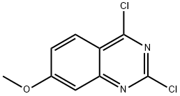 2,4-二氯-7-甲氧基喹唑啉 结构式