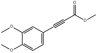 2-Propynoic acid, 3-(3,4-dimethoxyphenyl)-, methyl ester 结构式