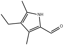 4-乙基-3,5-二甲基-1H-吡咯-2-甲醛 结构式