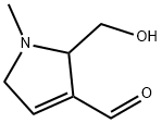 1H-Pyrrole-3-carboxaldehyde, 2,5-dihydro-2-(hydroxymethyl)-1-methyl- (9CI) 结构式