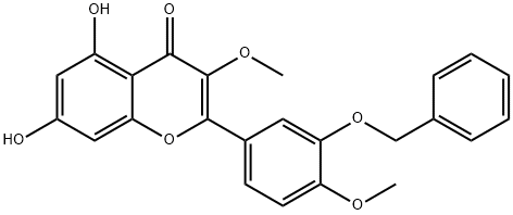 2-(3-(Benzyloxy)-4-methoxyphenyl)-5,7-dihydroxy-3-methoxy-4H-chromen-4-one