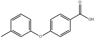 4-(3-methylphenoxy)benzoic acid 结构式
