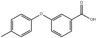 3-(4-METHYLPHENOXY)BENZOIC ACID 结构式