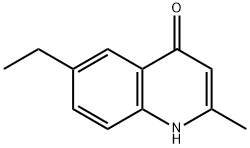 6-ETHYL-2-METHYLQUINOLIN-4-OL 结构式
