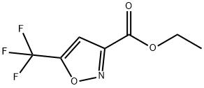 5-三氟甲基异恶唑-3-甲酸乙酯 结构式