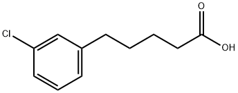 5-(3-chlorophenyl)pentanoic acid 结构式