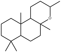 Dodecahydro-3,4a,7,7,10a-pentamethyl-1H-naphtho[2,1-b]pyran 结构式