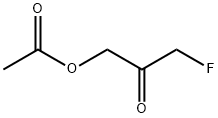 1-乙酰氧基-3-氟丙酮 结构式