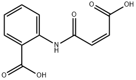 (Z)-2-(3-羧基丙烯酰胺)苯甲酸 结构式