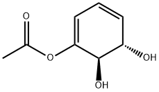 3,5-Cyclohexadiene-1,2,3-triol,3-acetate,(1S,2R)-(9CI) 结构式