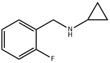 N-(2-氟苄基)环丙基胺 结构式