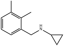 N-(2,3-二甲基苄基)环丙胺盐酸盐 结构式