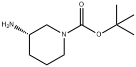 (S)-1-Boc-3-氨基哌啶 结构式